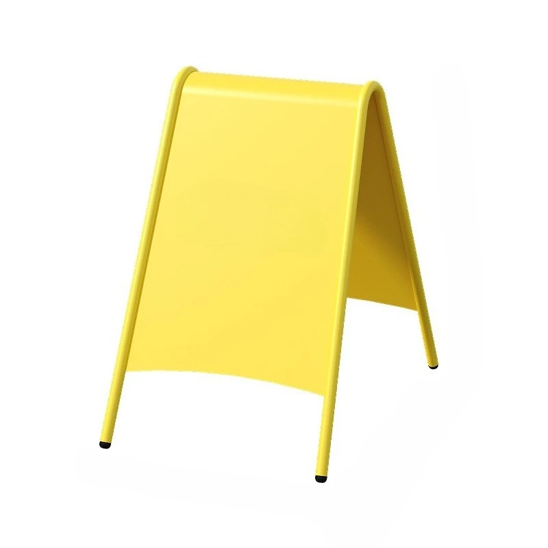 

Creative metal floor-to-ceiling billboard Outdoor A-shaped display stand Store commercial vertical publicity triangle