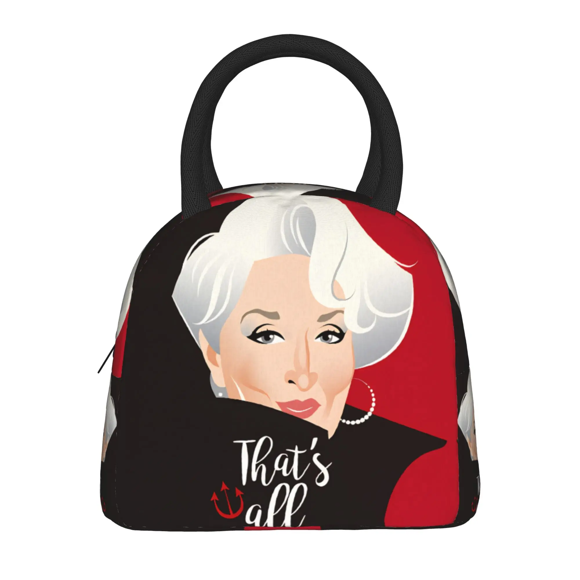 The Devil Wears Pradad Lunch Bag Film  Convenient Lunch Box Child Travel Print Cooler Bag Leisure Oxford Tote Food Bags