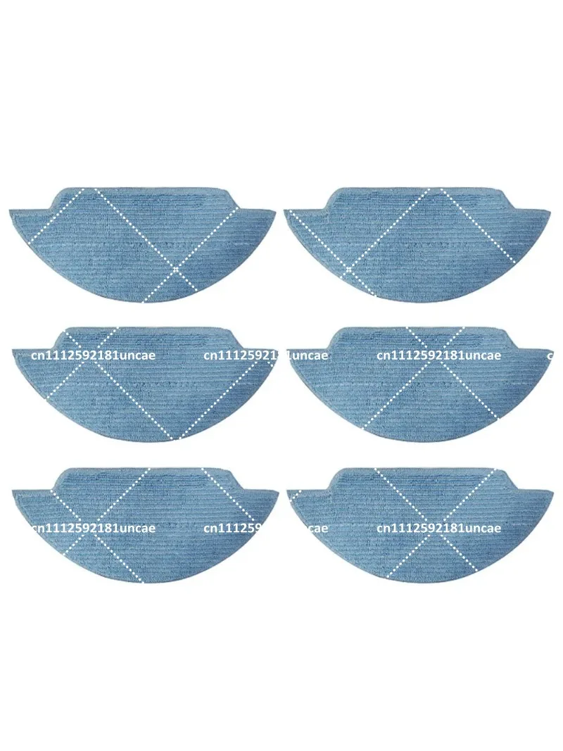 

6PCS Sweeping Mopping Robot Mop Cloth Cleaning Rag Towel Dust Cloth Decontamination Cleaning Cloth for Robotic Vacuum Cleaner