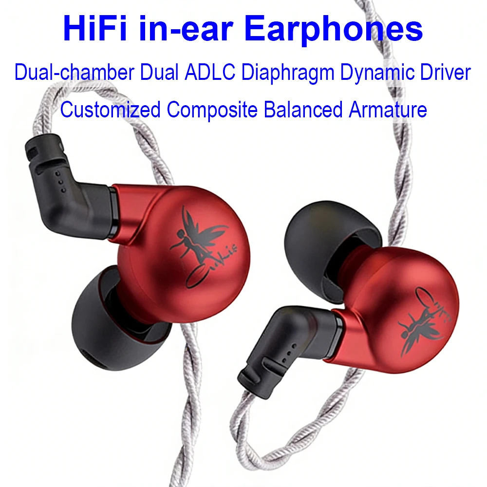 

HiFi IEM Earphones in Ear Monitors Earbuds Headphones CU KIS in-ear Earphone Wired 2pin Headsets for Audiophiles Little Dot IEMs