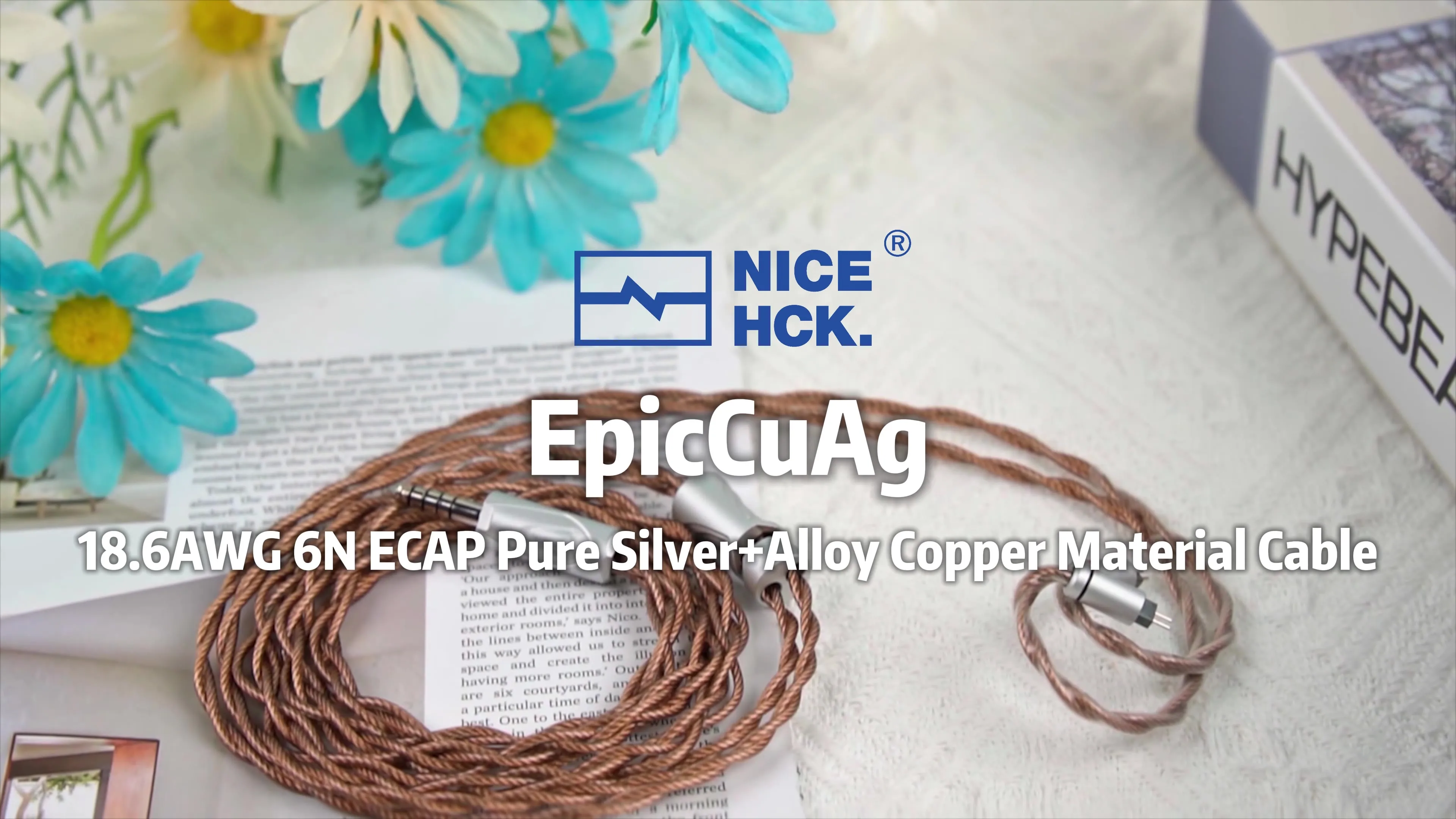 NICEHCK EpicCuAg 4.4mm Silver IEM Cable