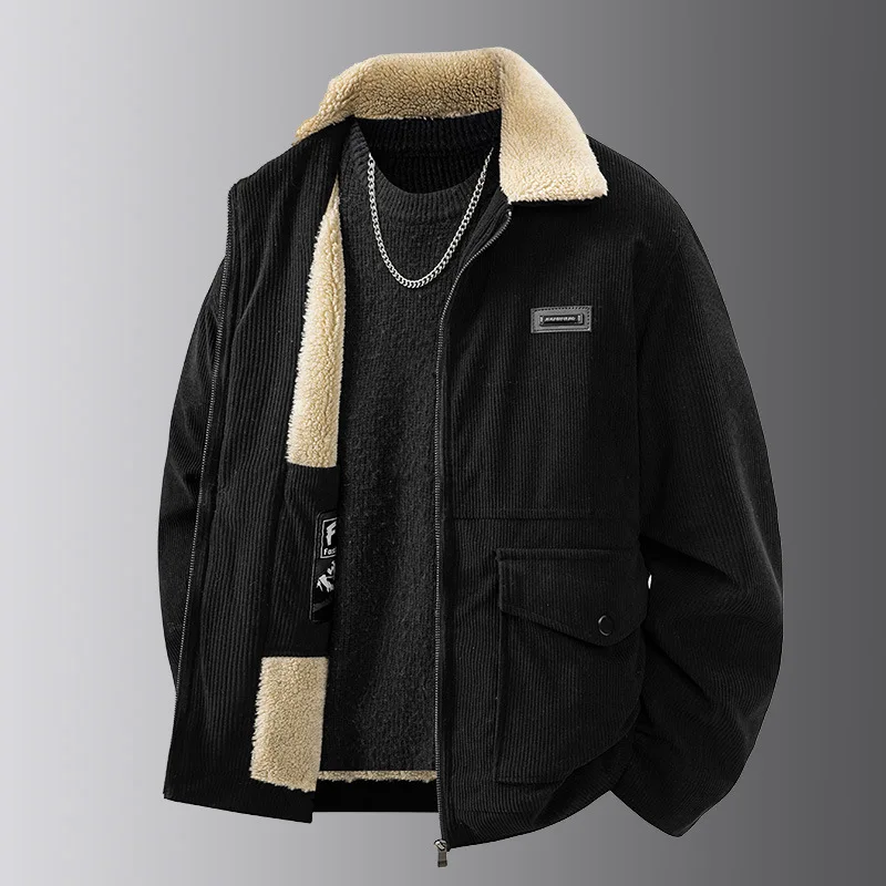 

Men's Fleece Jacket 2025 Autumn Winter Heat-Storage Cold-Proof Comfortable Skin-Friendly Inner Lining New Style