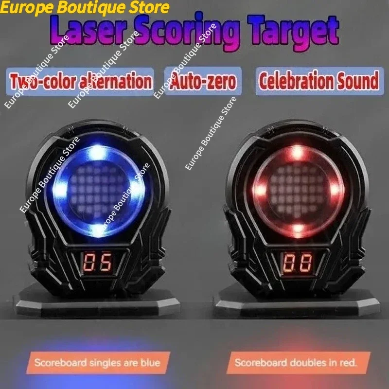 

Электронная лазерная мишень с инфракрасным датчиком, портативная система для тренировки стрельбы с подсчетом очков, звуковыми эффектами и световыми индикациями, обучающая игрушка