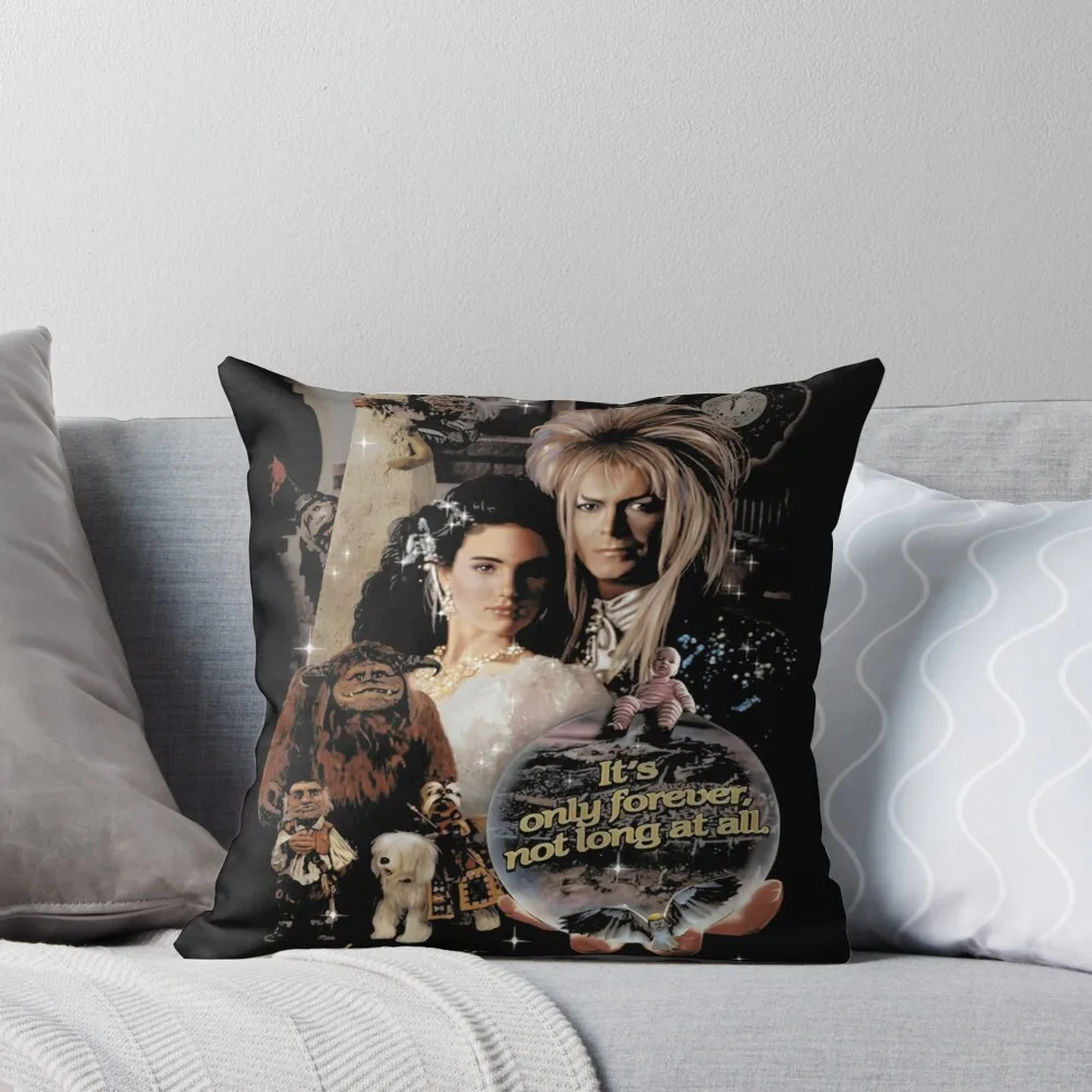 

Not Long At All The Labyrinth Film Idol Art Gift For Fans Throw Pillow New year pillow cover christmas pillow