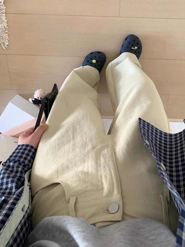 

Женские повседневные брюки XFYSLE из полой ткани: легкие, эластичные, с 3D-кроем, защитой от морщин и солнца, моделирующие фигуру