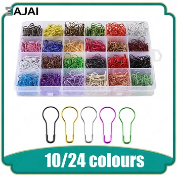 미니 크로셰 가방 잠금 스티치 마커, 바느질 액세서리, 뜨게 바늘 세트, 거치대 바늘 도구, 잠금 해제, 슈퍼 커브 DIY 