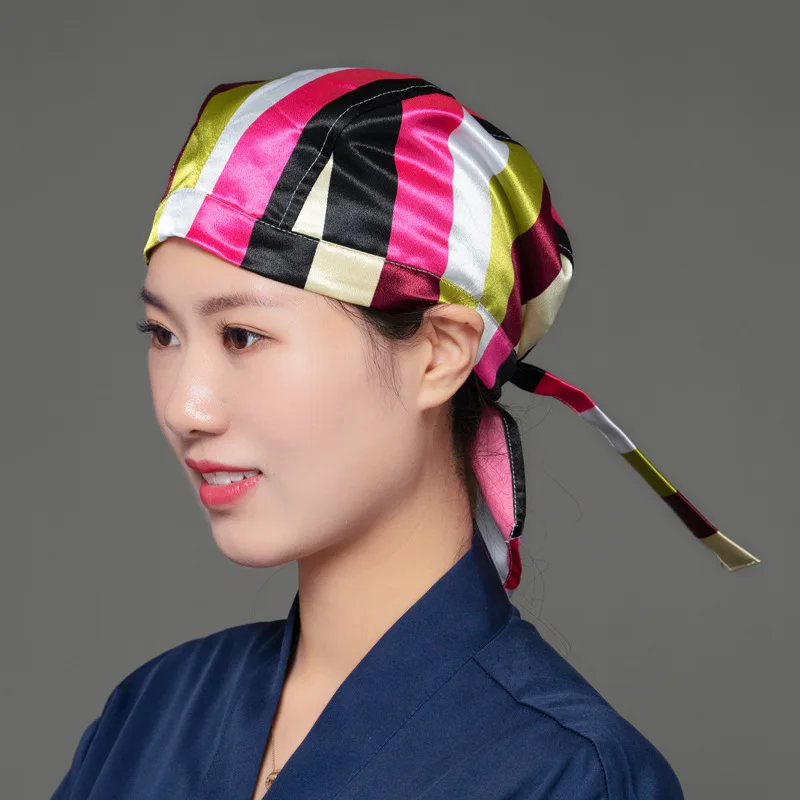 Unisex Chef Hats Japanese Men and Women Work Hat Kitchen Restaurant Waiter Sushi Caps Cuisine Cook Headscarf Chef Hat Uniform