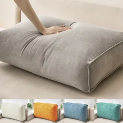 Nordic Rectangular Soft Sofa Cushion Pillow Lumbar Protective Solid Color Simple Home Decoration Cojines Decorativos Para Cama