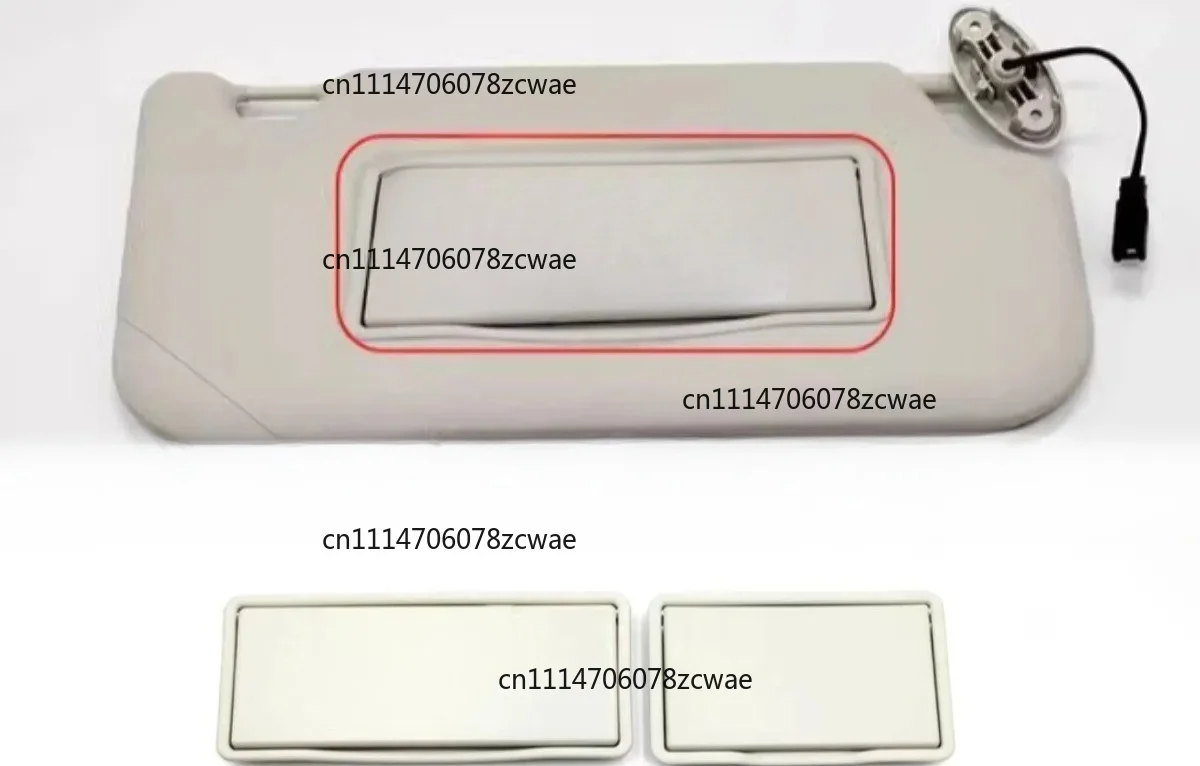 For Ford Focus 2012 2013 2014 2015-2018, Winning Fiesta Visor Makeup Mirror Shade Mirror Cover Frame