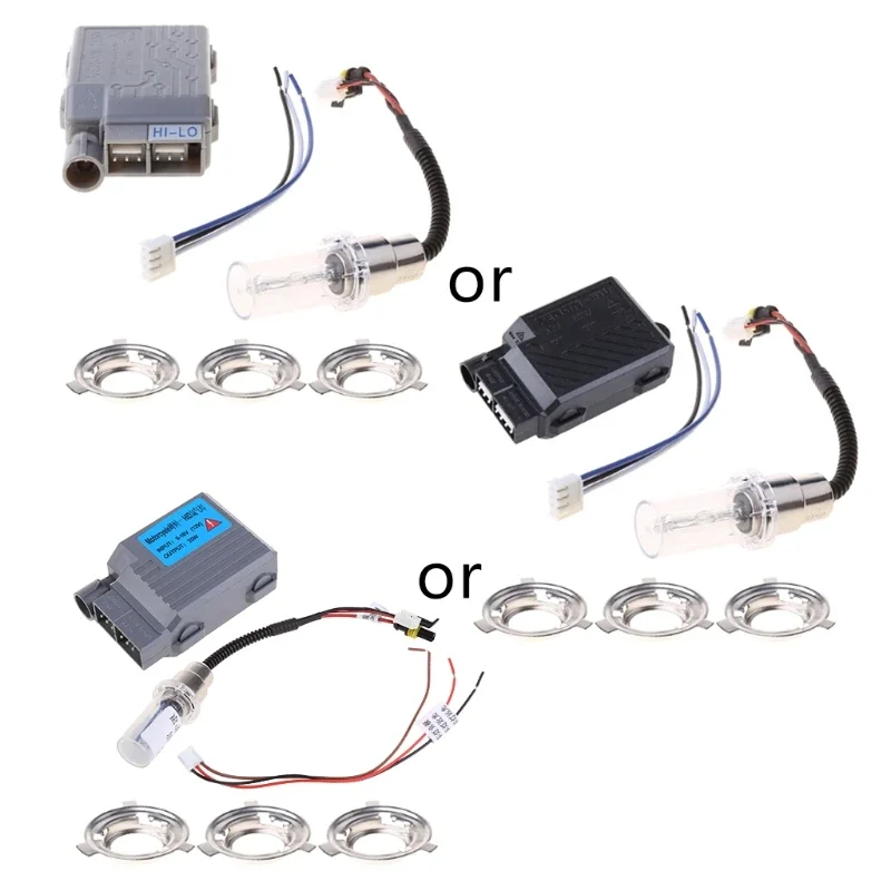 

1 шт. мотоцикл ксеноновая лампа фара для комплектов лампочка H6 6000K