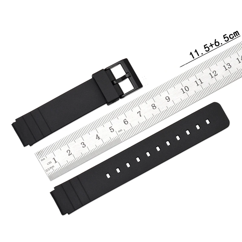 Correa de reloj de TPU para Casio MW-240, accesorios de reloj deportivo, pulsera de repuesto suave, correa de reloj para Casio MW240