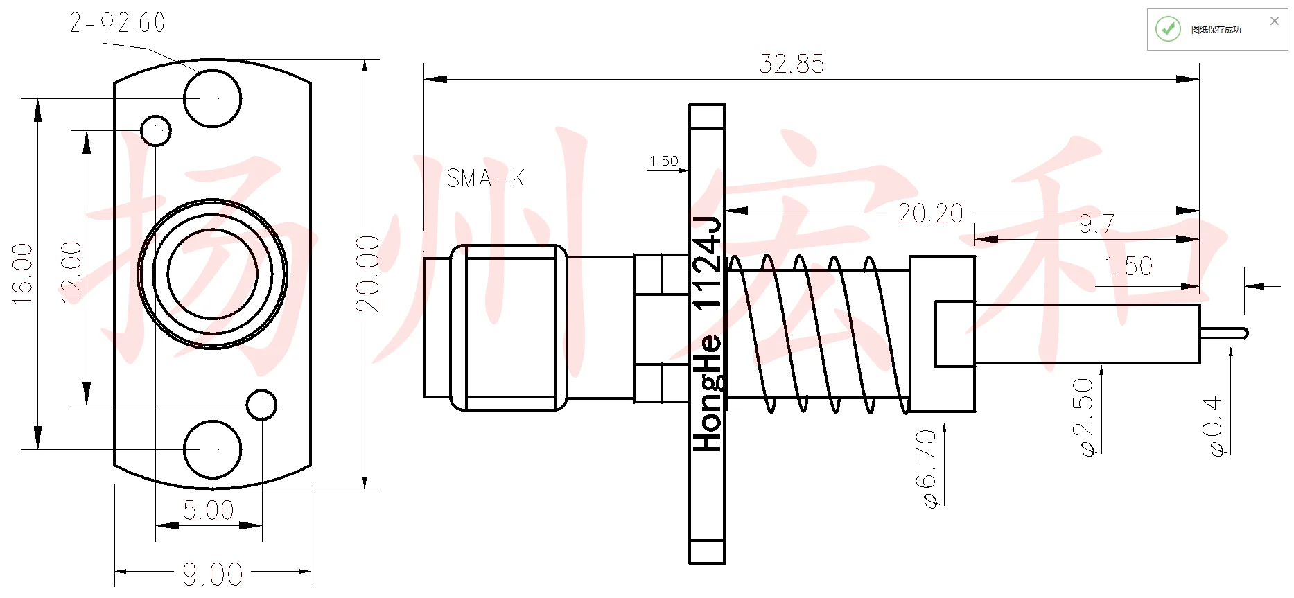 1124J Test Head High MM126314 RF Head High Frequency Probe RF Head Third Generation Test T-CT018-J33