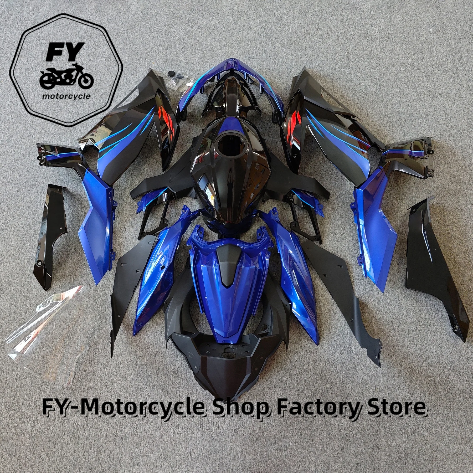 Motorcycle Full Body Kits Fairing For KAWASAKI Ninja400 / Ninja 400 / EX 400 2018 2019 2020 2021 2022 2023 2024 25 ABS Injection 2
