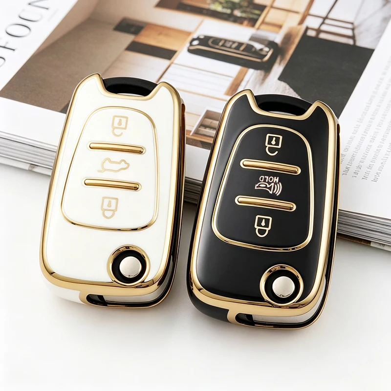 TPU Car Key Case Cover for Hyundai Elantra Accent I20 I30 Ix20 Ix25 Ix35 for KIA Sportage Rio 3 Soul Optima Ceed Pro K5 K2 Pride