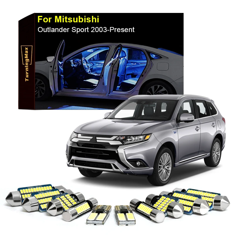 

Canbus Interior Lighting LED Bulbs Kit Package For Mitsubishi Outlander Sport 2003-Now Trunk Lights Indoor Lamps Car Accessories