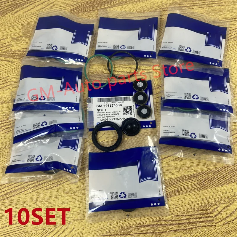 10Sets 24465785 815049 FOR VAUXHALL OPEL ZAFIRA VECTRA C5 2.2 Z22YH HIGH PRESSURE FUEL PUMP REPAIR KIT 1108150049 93174538