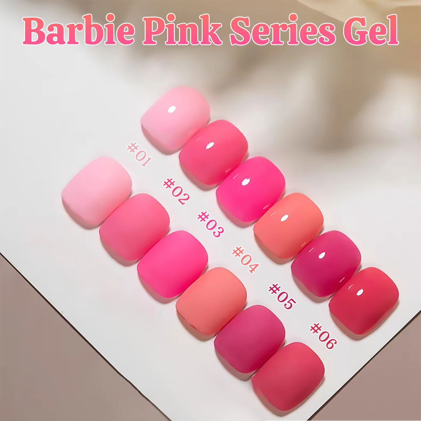 ZH1PCS Summer Hot Selling Pink Rose Gel Nail Polish Fashion Popular Whitening Phototherapeutic Gel Nail Art Nail Supplies
