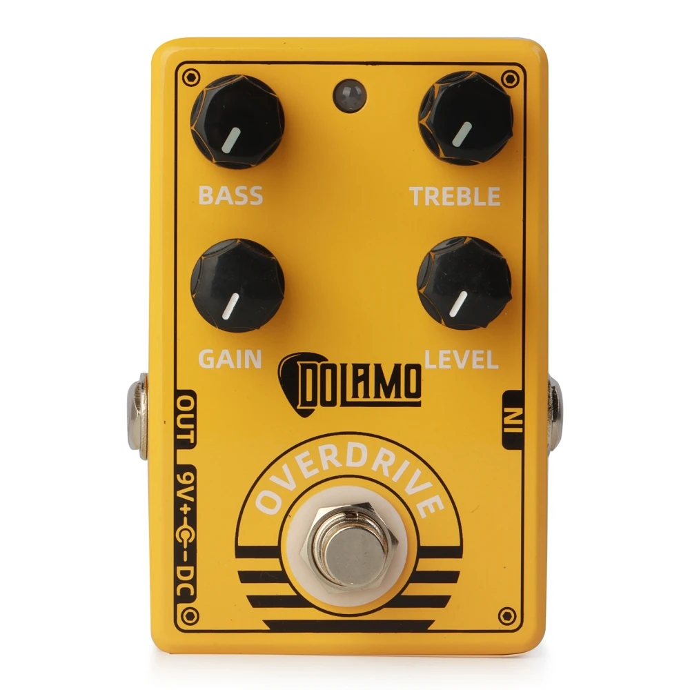 

Dolamo D-8 Guitar Effect Pedal Overdrive True Bypass Metal Shell Guitar Pedal for Electric Guitar Bass Parts Portable and Nifty