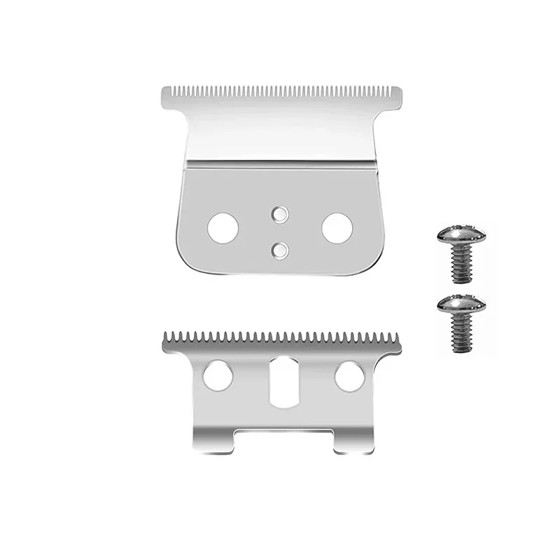 Professional Replacement Blades Compatible with Andis Trimmer #04710 #04521 T Outliner, GO,GTO,GTX, SL, SLS, Blackouts, Silver