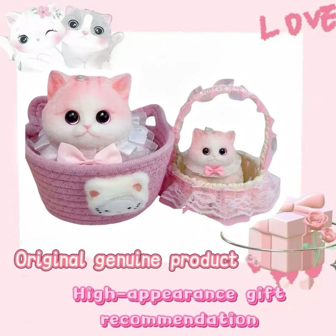 แมวน่ารักอ้วนอ้วน ของเล่นบีบคลายเครียด นุ่มสบาย ช่วยคลายความเครียด เหมาะสำหรับวางบนโต๊ะทำงาน