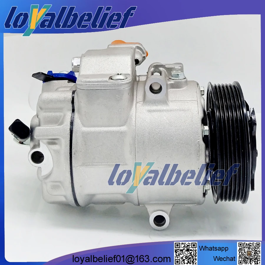 Car AC Compressor For VW POLO 2001-2009 6Q0820803J 6Q0820803P 6Q0820808 6Q0820808B 6Q0820808D 6Q0820808F 6Q0820808FX 8Z0260805A