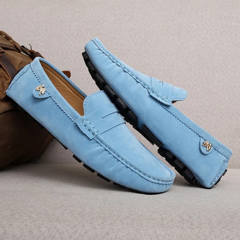 

MAEDEF Mens Loafers Comfortable Slip On Loafers for Men Lightweight Breathable Non Slip Casual Walking Shoes Driving Moccasins