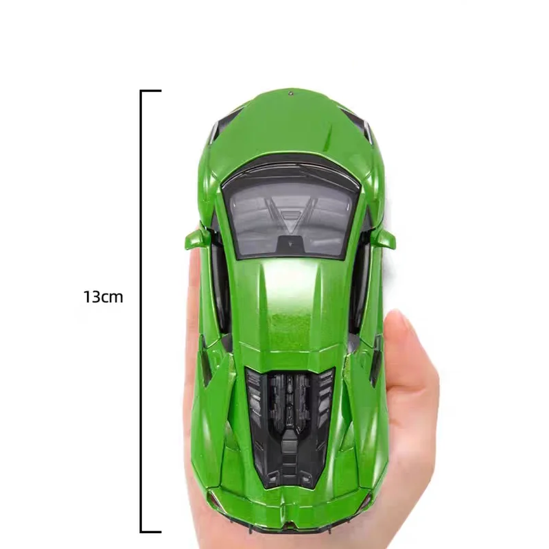 Simulation Diecasts & Toy Vehicles Lamborghini Revuelto Supercar RMZ city 1:36 Alloy Collection Model Pull Back Car & Doors Open