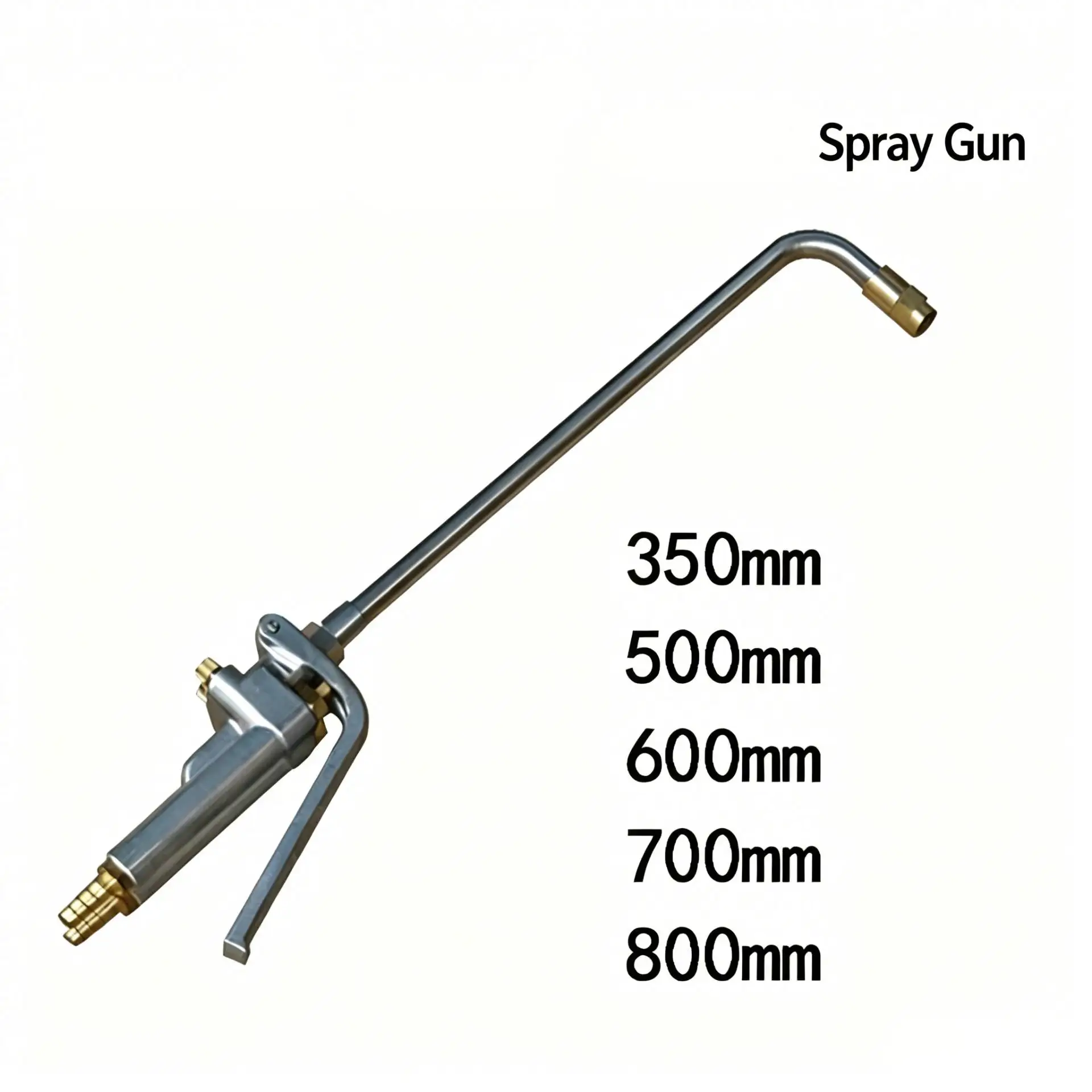 Die Cooling Cleaning Releasing Agent Double-pipe Spray Gun For Die-Casting Machine Forge Mould Lubricating Fluid Sprayer Pistol