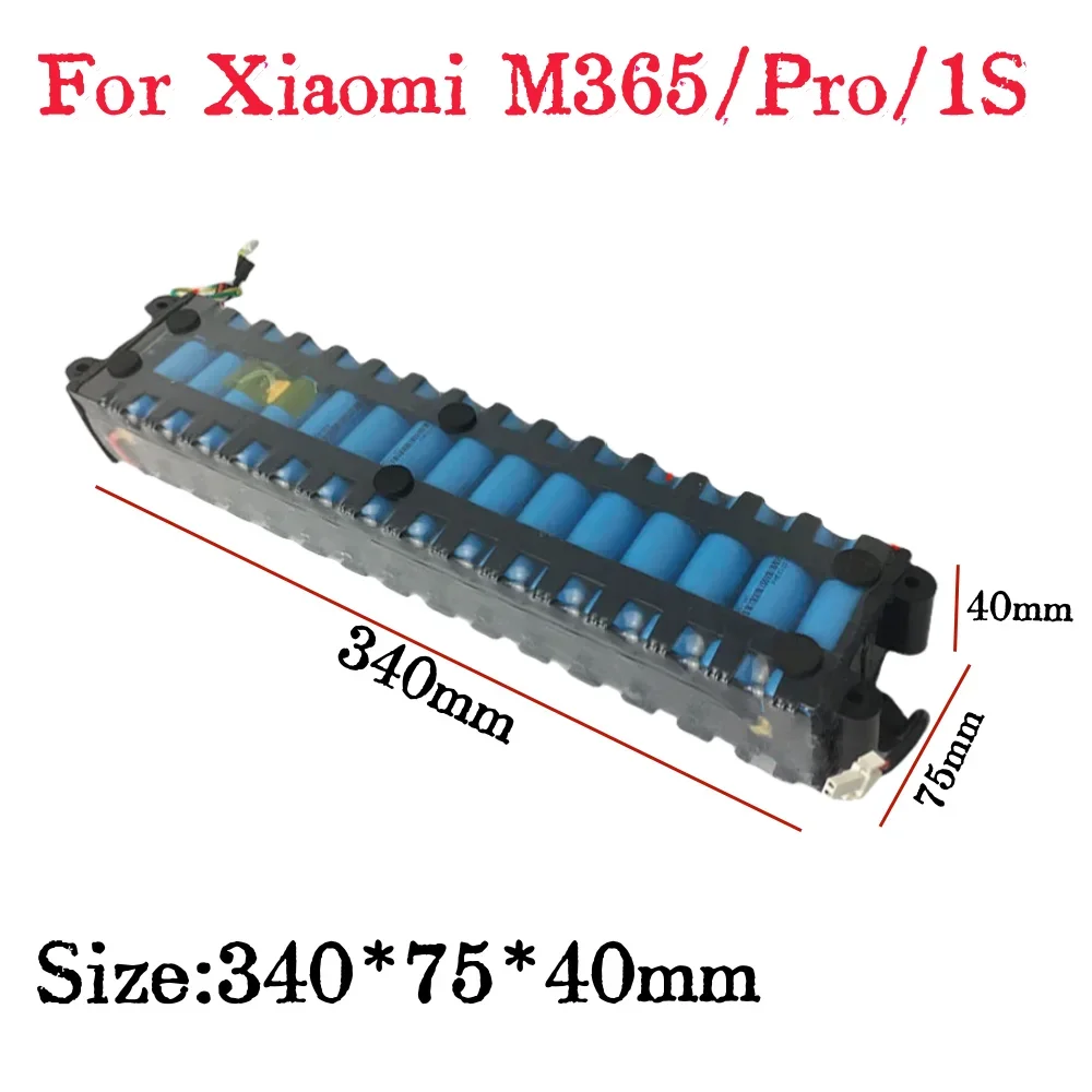 7.8Ah36V 10S3Plithium battery pack, suitable for Xiaomi M365 18650 NE1003-H battery communication interface discharge tail light