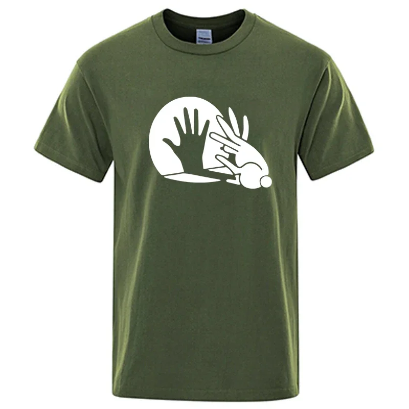 

Funny Shadow Puppet T Shirt 2026 New Graphic 100% Cotton Men Women Unisex Oversized Heavyweight Traditional Art Streetwear Tops