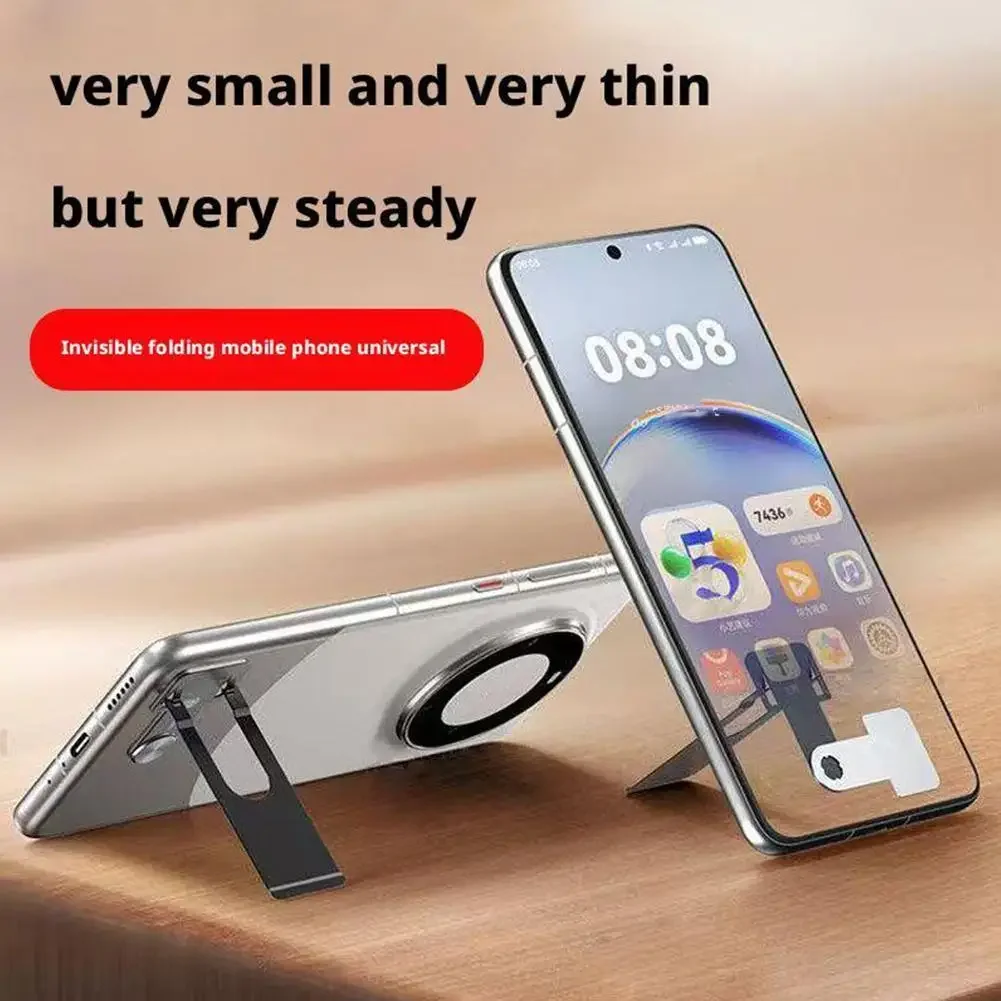 مسند عالمي صغير قابل للطي للهاتف المحمول ذاتي اللصق متماثل حامل لوحي لهاتف IPhone IPad