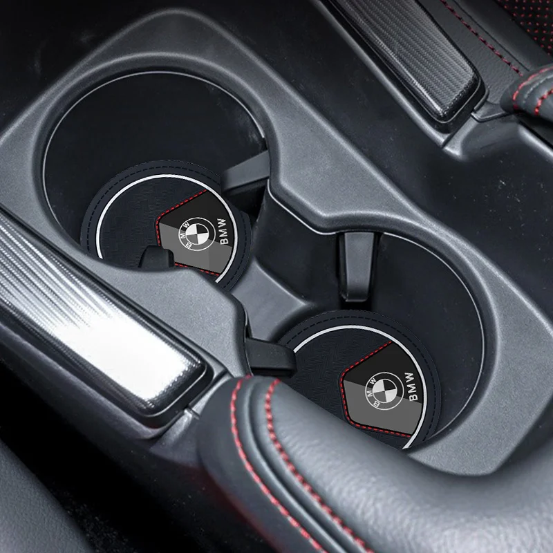 

Car Anti-slip Mat Coaster Pad Water Cup For BMW E46 E90 E60 F30 F10 E39 E36 F20 G30 G20 E87 E92 E91 E30 F11 X1 Auto Accessories