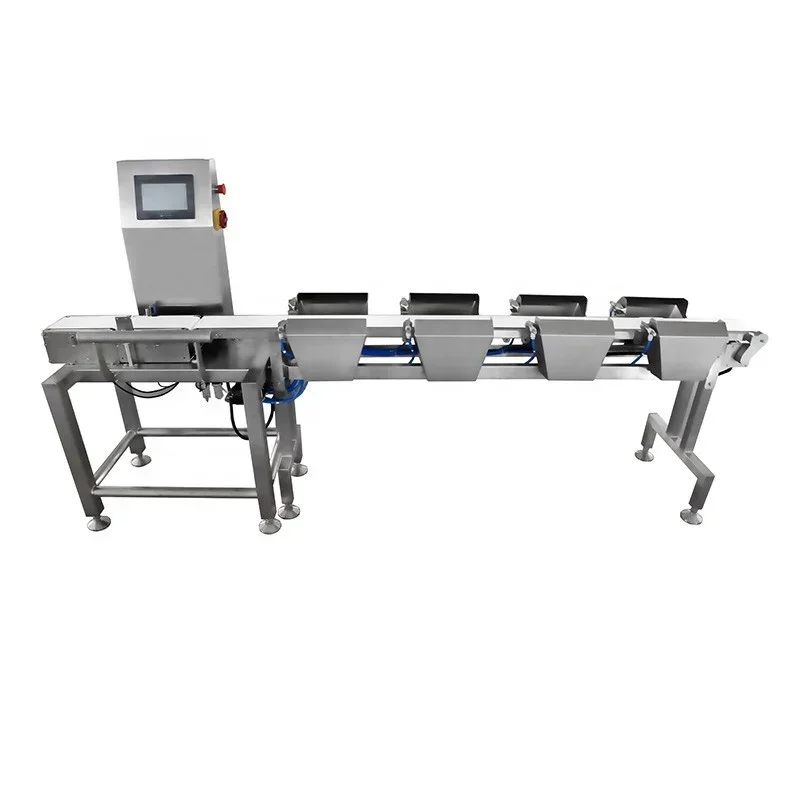 Automatic Conveyor Belt Checkweigher Weight Sorting Machine for Chicken/egg/Fish Grading and Sorting