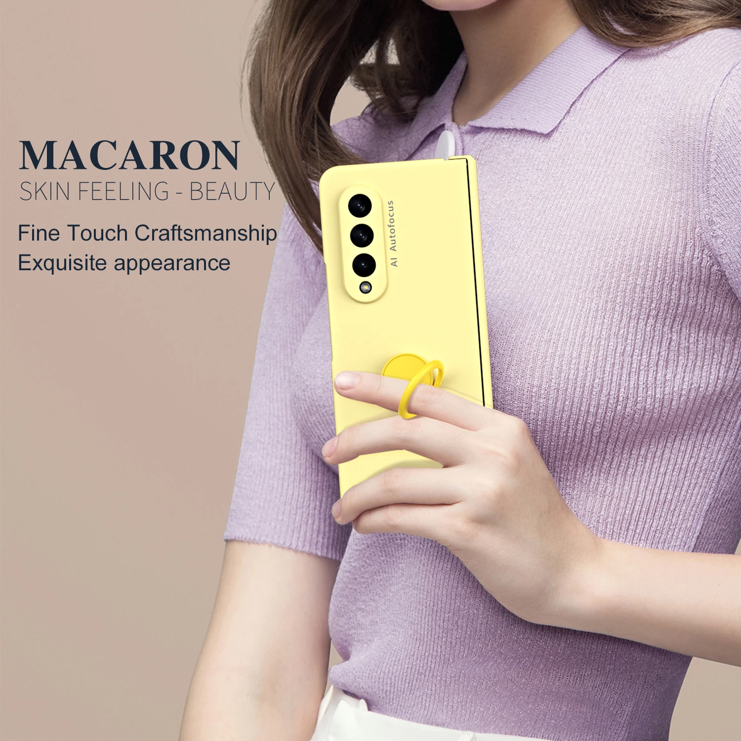 Shockproof Armor Magnetic Hinge Case For Samsung Galaxy Z Fold 7 6 5 4 3 Car Holder Ring Kickstand Full Screen Protector Cover