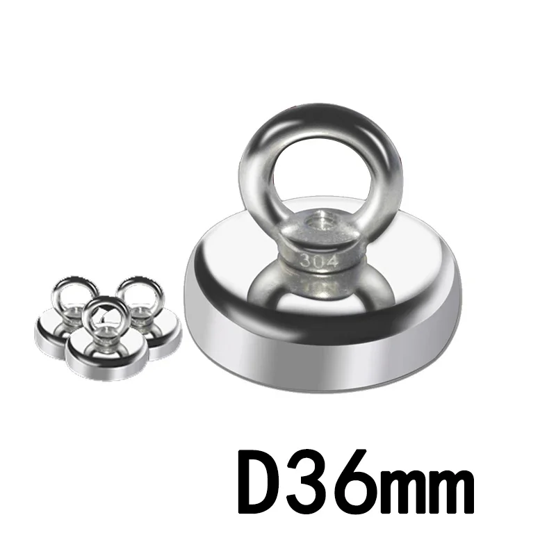 D32/D36 magnete Super forte NdFeB Pot magneti da pesca salvataggio amo da pesca magneti Imanes più forte permanente