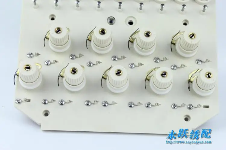 ملحقات ماكينة التطريز المشبك الإجمالي تحمل الغطاء الخلفي 9 إبر 9 دبوس دون أجزاء داخلية #3