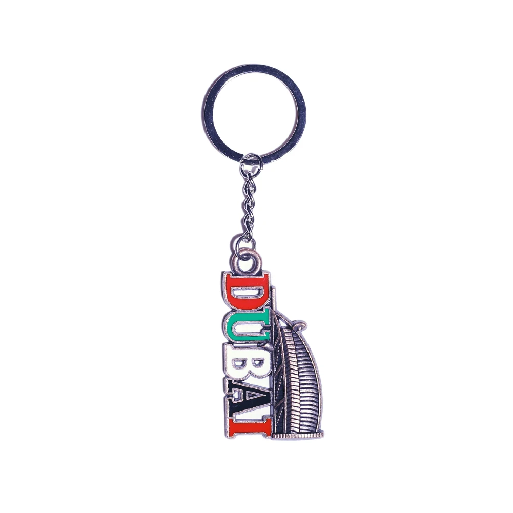 Dubai Souvenir Keychain With Burj Al Arab Design Perfect Gift Party Keyring for Travelers and Dubai Lovers Car Key Chain Holder