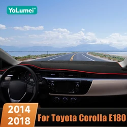 For Toyota Corolla E160 E170 E180 2014 2015 2016 2017 2018 Car Dashboard Cover Avoid Light Pad Anti-UV Carpets Mat Accessories
