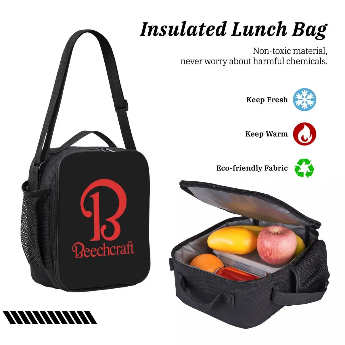 Beechcraft الطائرات الطيران على ظهره بنين بنات BookBag حقيبة مدرسية حقائب كتف الكمبيوتر 3ps معزول حقيبة الغداء مقلمة