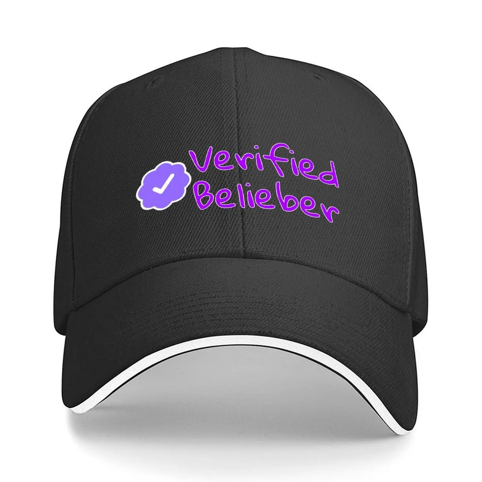 

Verified Belieber Baseball Cap Luxury Man Hat New In Hat Fishing cap custom caps Sun Hats For Women Men's