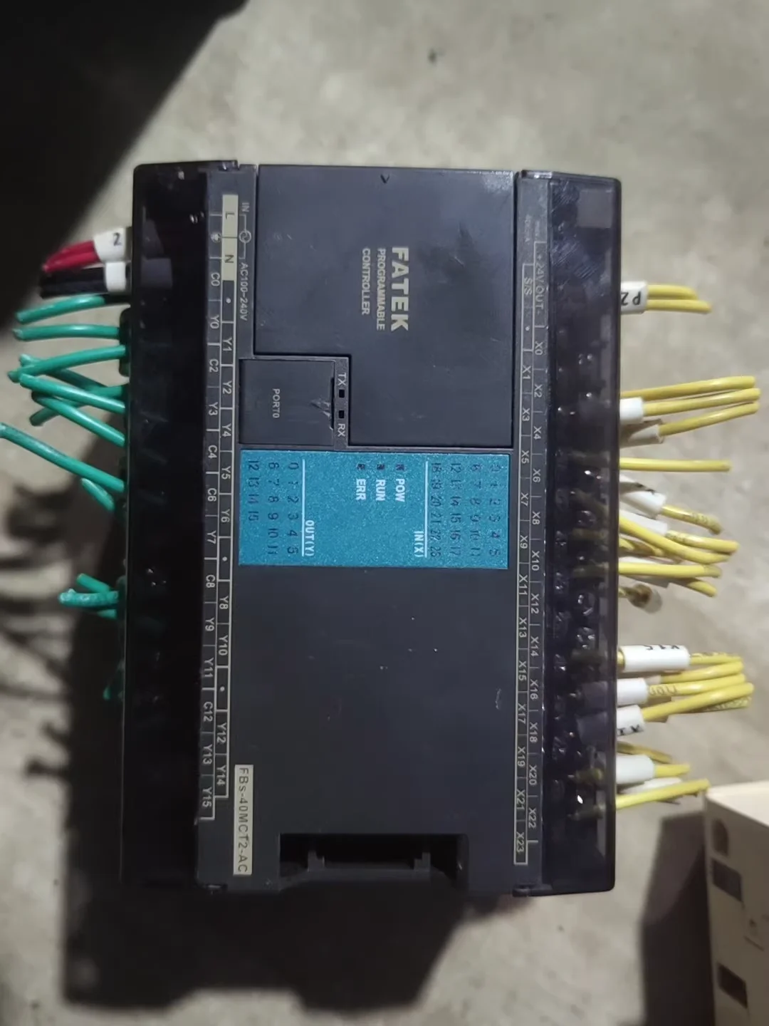 

Fatek dismantled PLC Model :FBs-40MCT2-AC Module model :FBs-8X Second-hand test function is normal