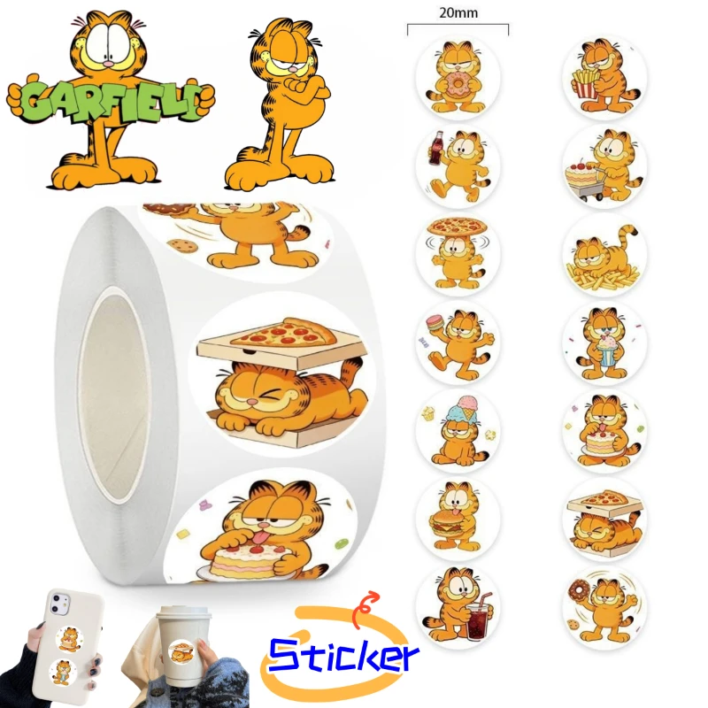 

Garfield Pooky Nemo Odie Irene Cute Two-Dimensional Curly Stickers Notebook Scooter Decoration Graffiti Stickers Holiday gift