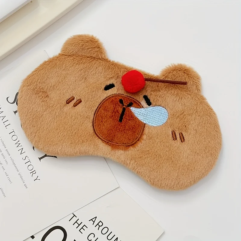 Capybara eye mask, cute sleep light-blocking eye mask, adjustable eye mask, unisple eye mask, birthday and Christmas gift - view 4