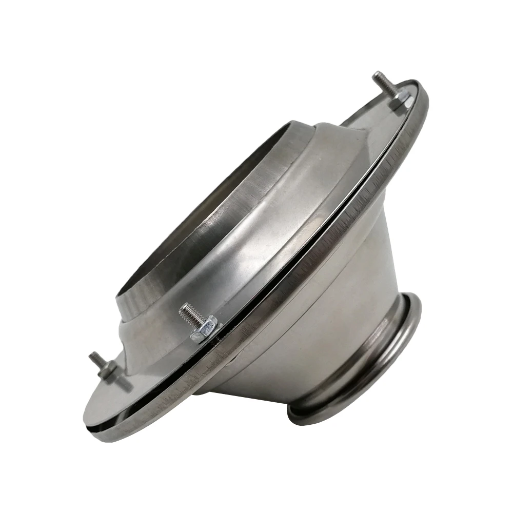 SS201/304 Spherical Air Outlet, 110/160/200mm Adjustable Nozzle, Kitchen Exhaust Hood & Ventilation Fittings