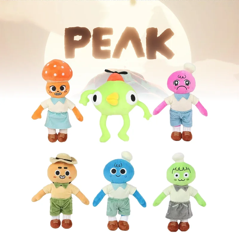 

Игра аниме PEAK, плюшевая игрушка, мягкая игрушка из фильма, милые креативные периферийные грибы, мягкие игрушки для сна, детские любители, подарки на день рождения
