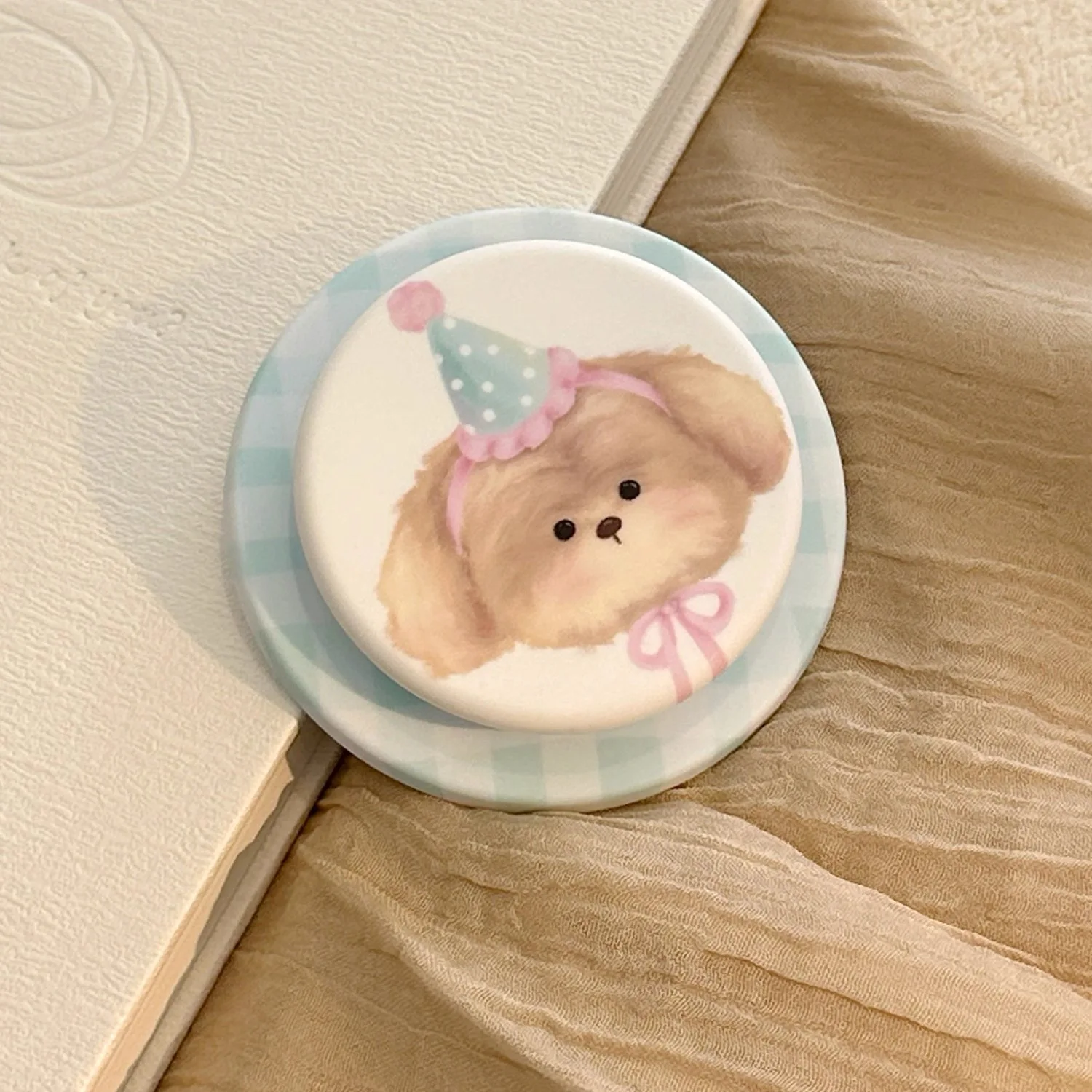 

Pink five-pointed star magnetic stand for Magsafe Grip Tok Griptok Bracket Phone Holder Support For IPhone Samsung Pad Smart Tok