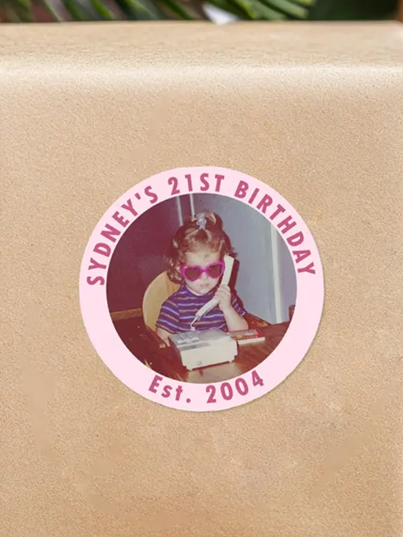 Customized 5x5cm Fun Birthday Stickers (100 pieces), suitable for solo gatherings, scattered table decorations, prank stickers,