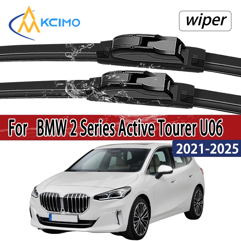 

For BMW 2 Series Active Tourer U06 2021-2025 Front Windshield Wiper Blades 2pcs Windscreen Window Accessories