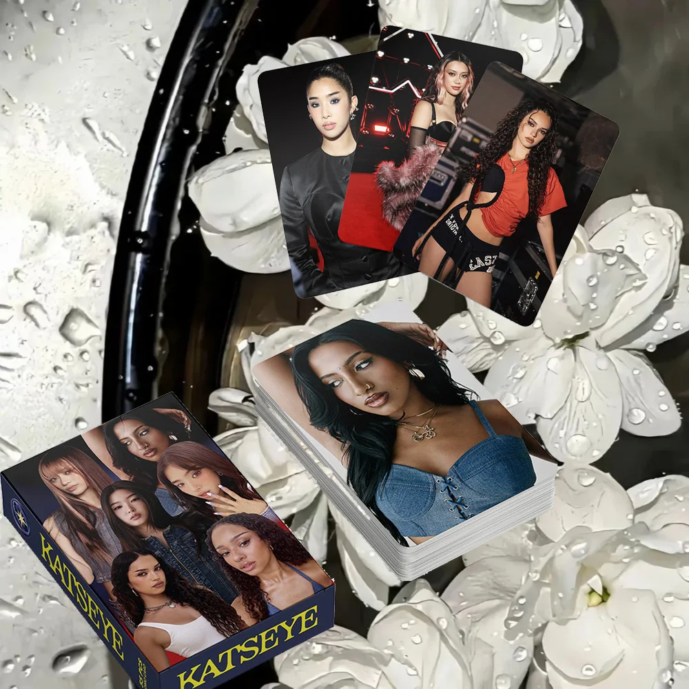 KPOP KATSEYE 55 шт./компл. фотокарта высокого качества INS стиль двухсторонняя печать LOMO карта Manon Sophia Daniela Lara Megan подарки KPOP KATSEYE 55 шт./компл. фотокарта высокого качества INS стиль двухсторонняя печать LOMO карта Manon Sophia Daniela Lara Megan подарки