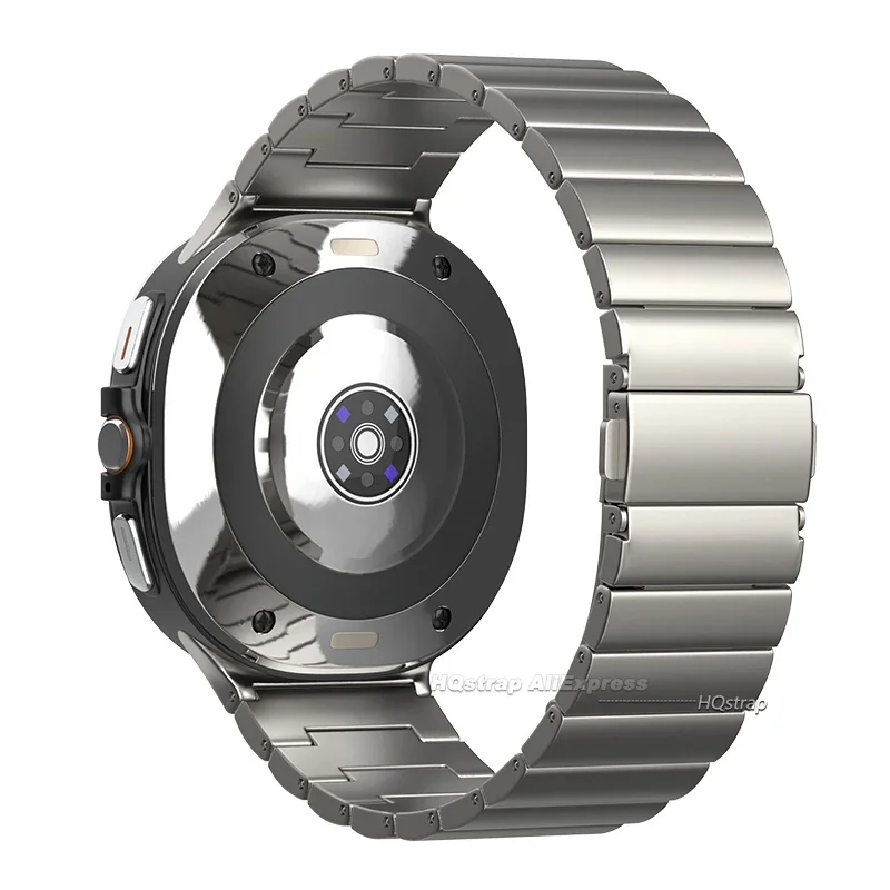 No Gaps Titanium Metal Strap for Samsung Galaxy Watch Ultra 47mm Band for Galaxy Watch 7 Ultra 47MM Waterproof Bracelet Luxury